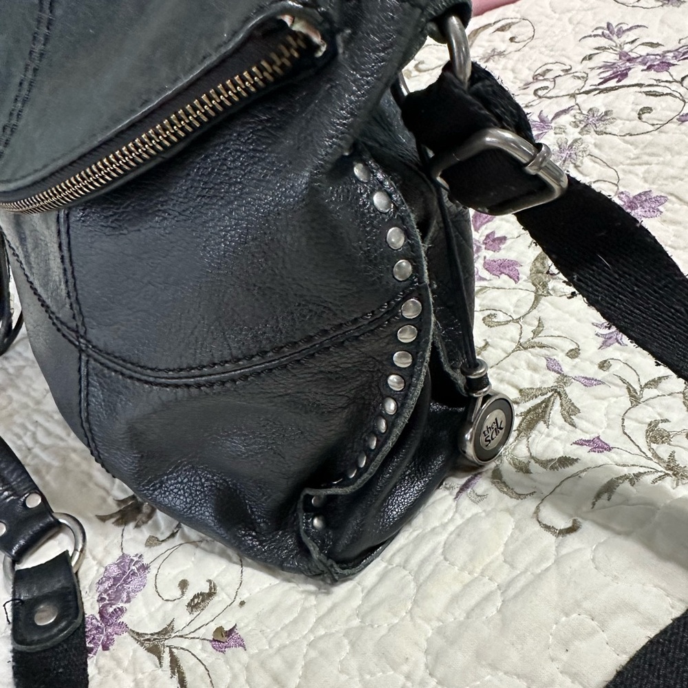 Black leather Sak bag great preloved condition - Picture 2 of 7